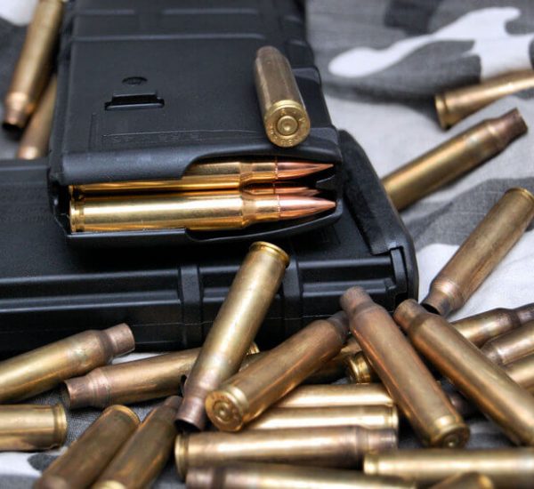 gun magazines with ammunition