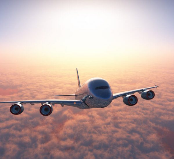 plane flying in the sky