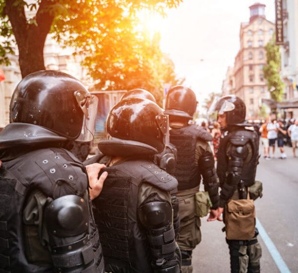 police in body armor