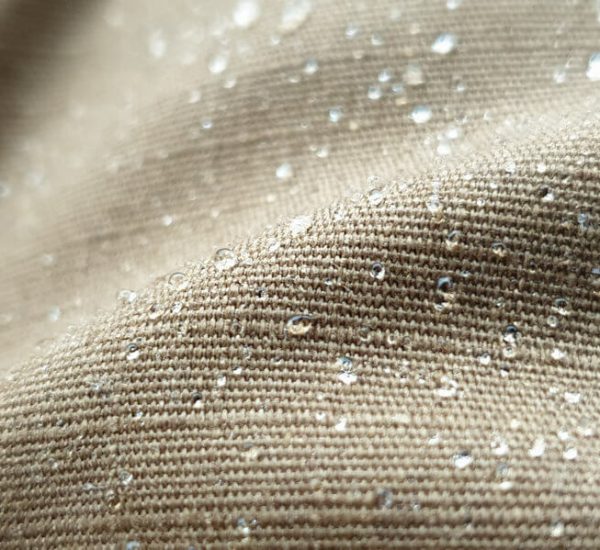 ripstop fabric with water drops
